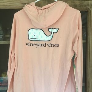 Vineyard Vines cotton long sleeve with hoodie